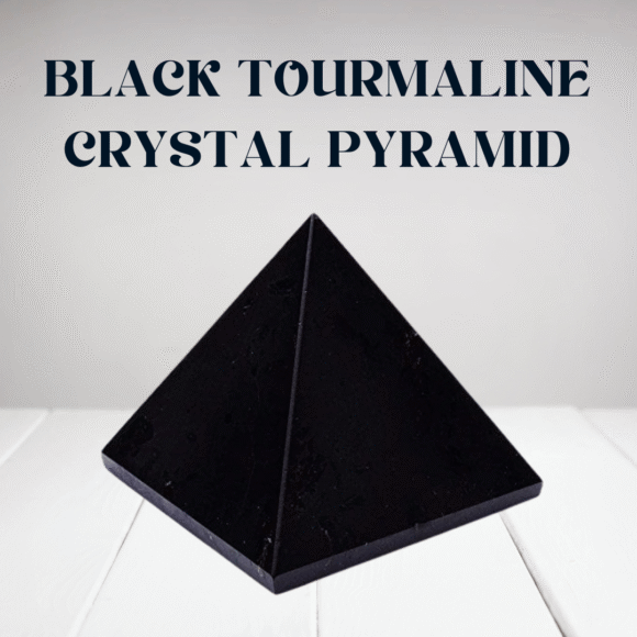 Blood Tourmaline Crystal Pyramid