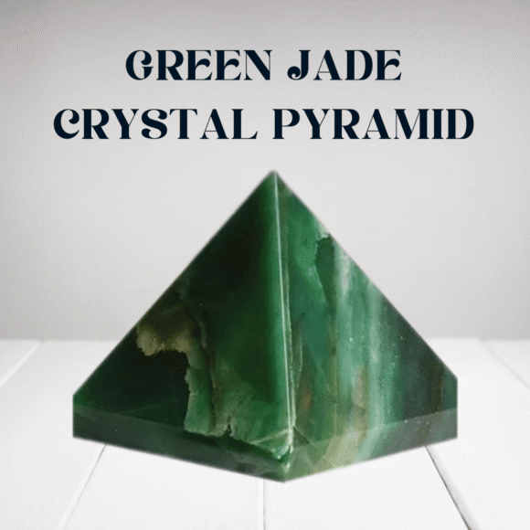 Green Jade Crystal Pyramid