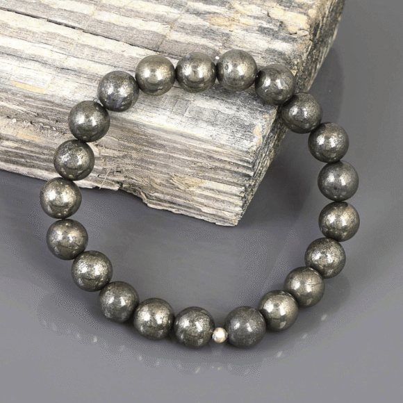 Pyrite Crystal Bracelet Charged Energized