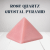 Rose Quartz Crystal Pyramid