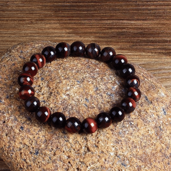 Red Tiger Eye Crystal Bracelet Charged Energized