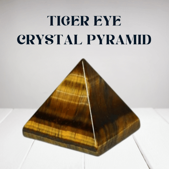 Tiger Eye Crystal Pyramid