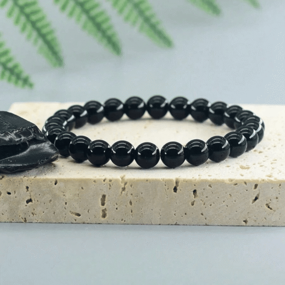 Black Onyx Crystal Bracelet Charged Energized