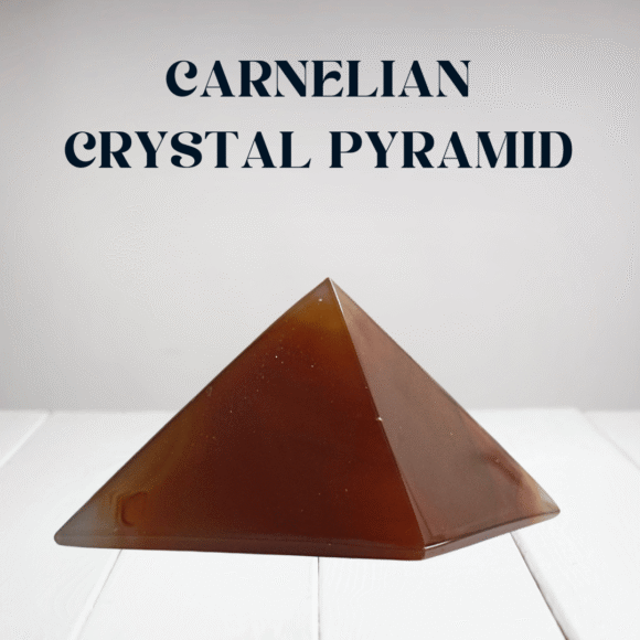 Carnelian Crystal Pyramid