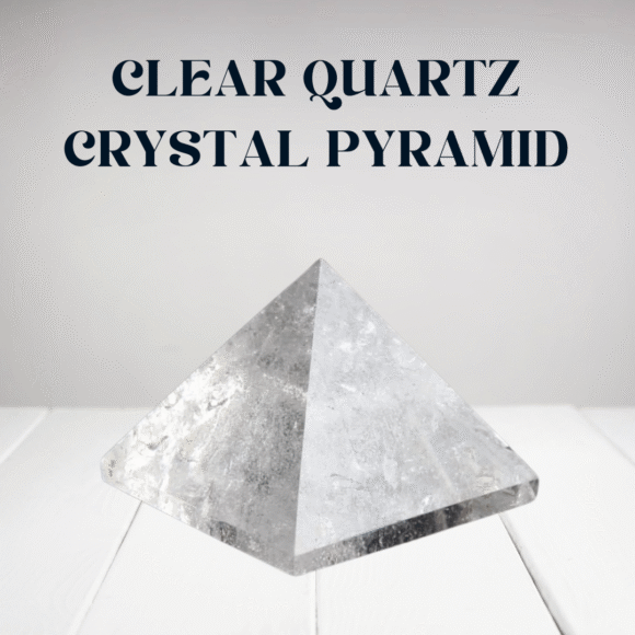 Clear Quartz Crystal Pyramid