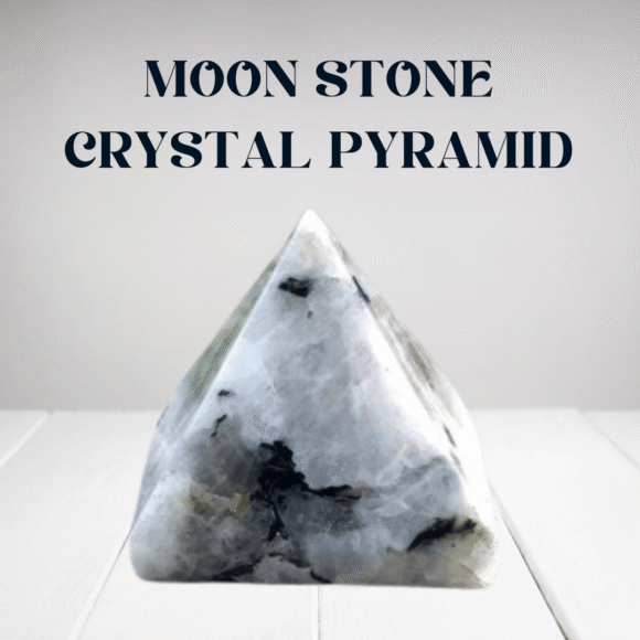 Moon Stone Crystal Pyramid