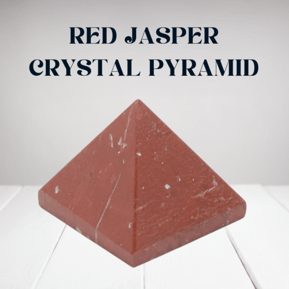 Red Jasper Crystal Pyramid