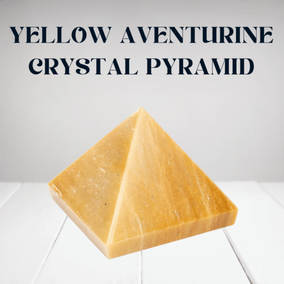 Yellow Aventurine Crystal Pyramid